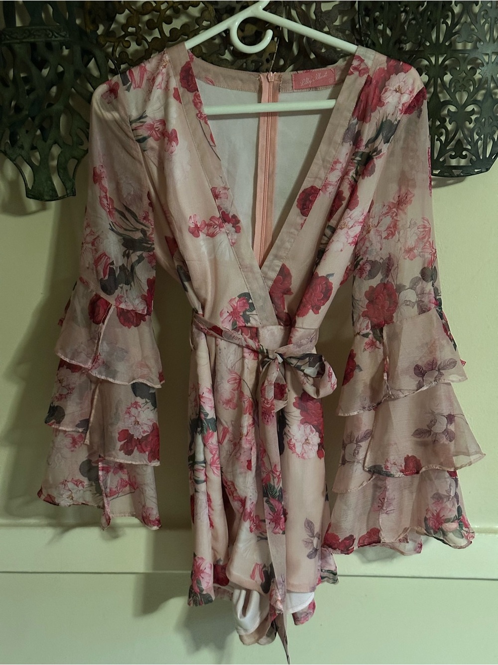 Lilly Pulitzer Pink Floral Romper